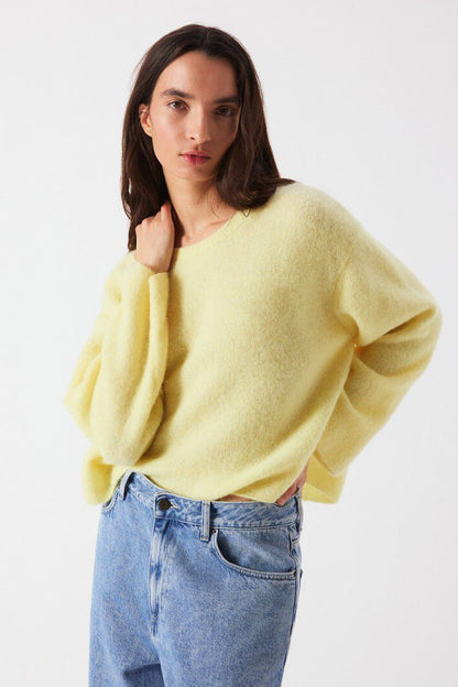American Vintage Sweater Vitow in Melange Lemon Tree