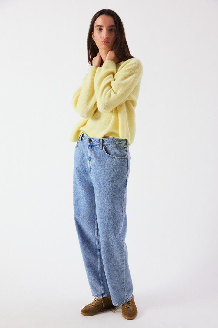 American Vintage Sweater Vitow in Melange Lemon Tree