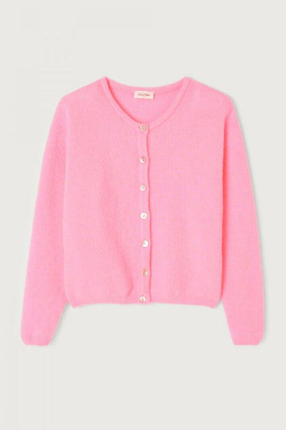 American Vintage Cardigan Vitow in Elange Rose