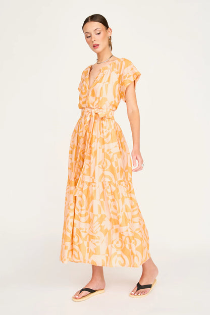 MIRTH Vienna Maxi Dress in Orangesicle