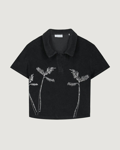 Maison Labiche | Palm Tree Marces Terry Cloth Polo