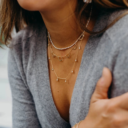 The Swellife - Pearl Fringe Necklace