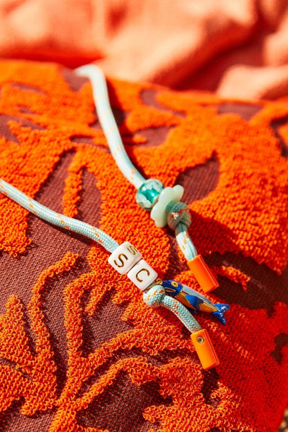 Sage x Clare - Rosalia Beach Tote in Flame