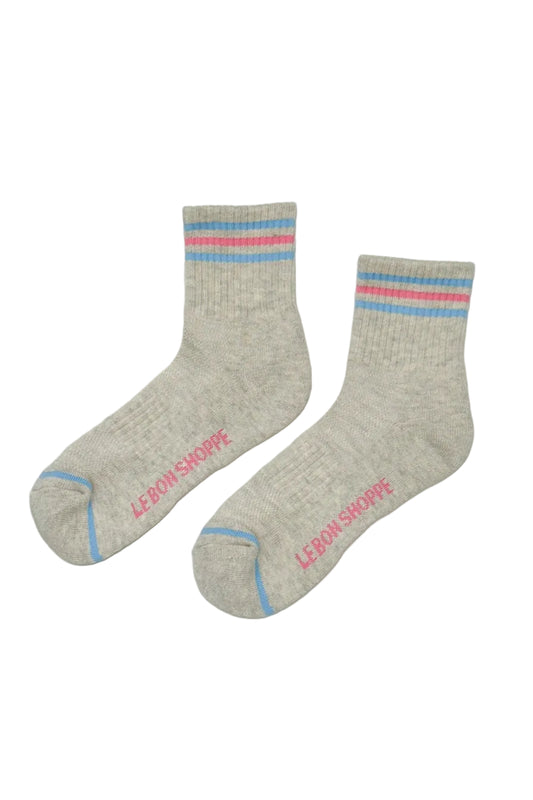 Le Bon Shoppe Girlfriend Socks - Bright Grey