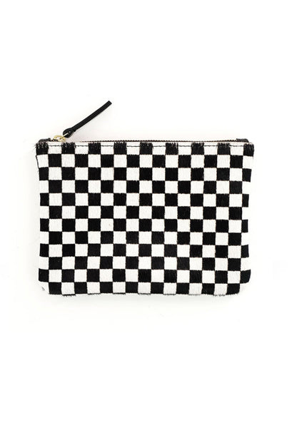 Primecut Cowhide Zipper Pouch
