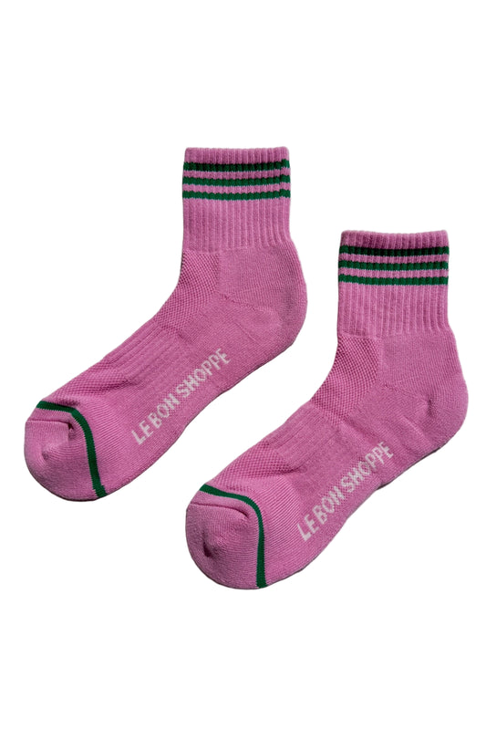 Le Bon Shoppe Girlfriend Socks - Rose Pink