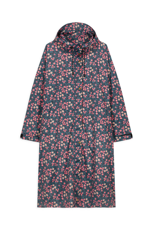 Louise Misha Hydra Raincoat - Stoneblue Stargarden