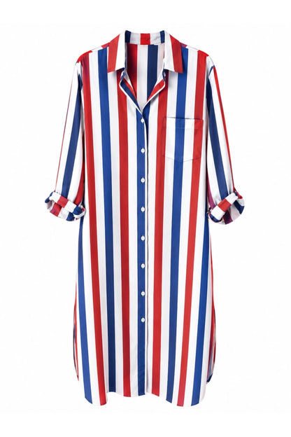 Cabana Club California - Surf Stripe Shirt Dress