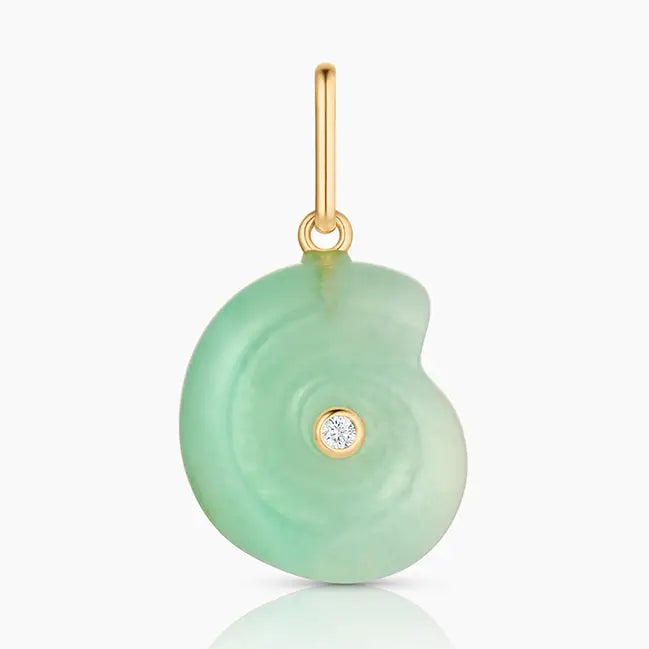 THATCH Nautilus Charm - Chrysoprase