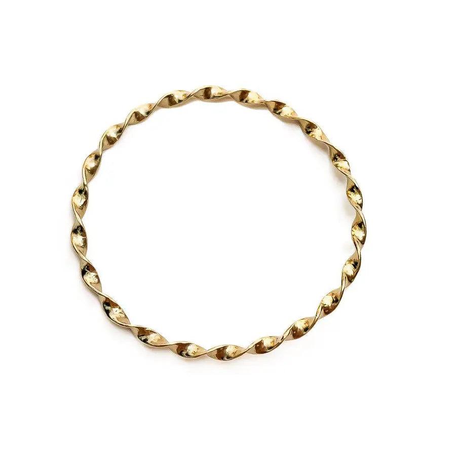 Dea Dia Thin Twisted Bangle