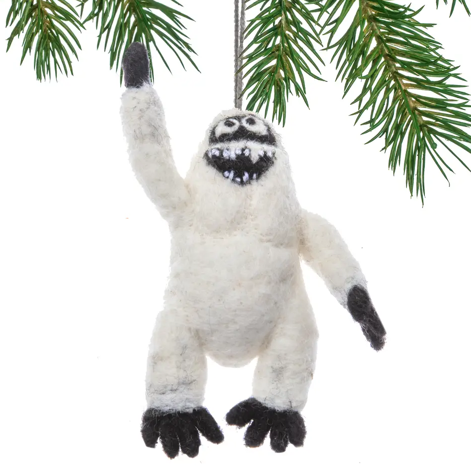 Silk Road Bazaar Ornament - Abominable Snowman