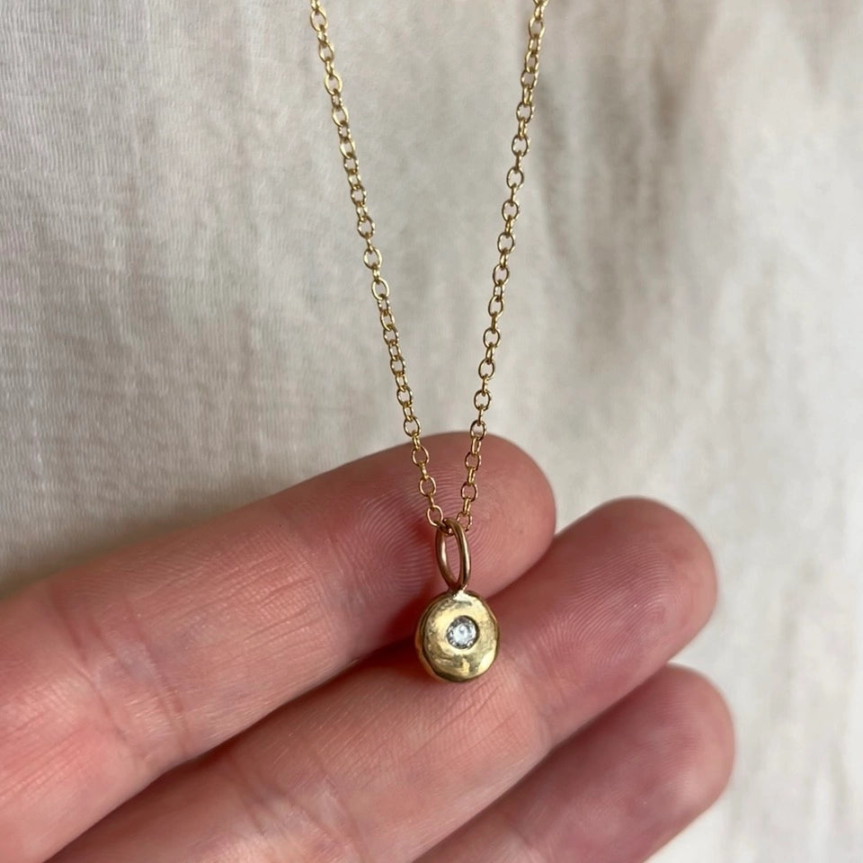 Rebekah J. Designs - Moon Blob Necklace
