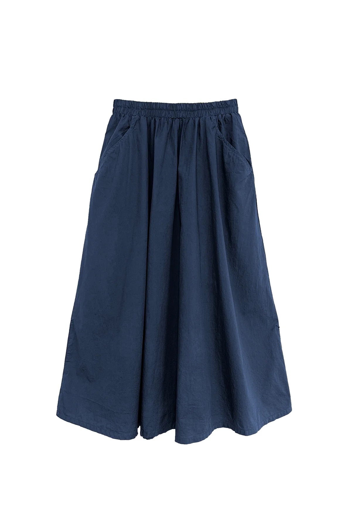 Curator Fawn Skirt Poplin in Indigo