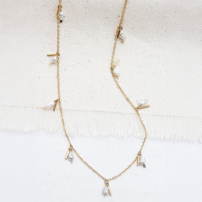 The Swellife - Pearl Fringe Necklace