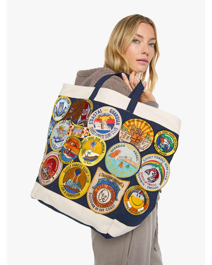 Ghost Forest Surf Club - Vintage Patches Tote