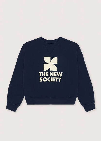 The New Society Space Woman Sweatshirt - Midnight Navy