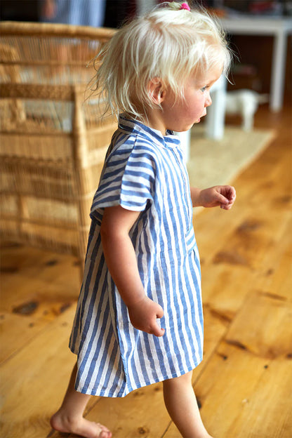 Emerson Fry Little Fry Caftan- Ocean Stripe