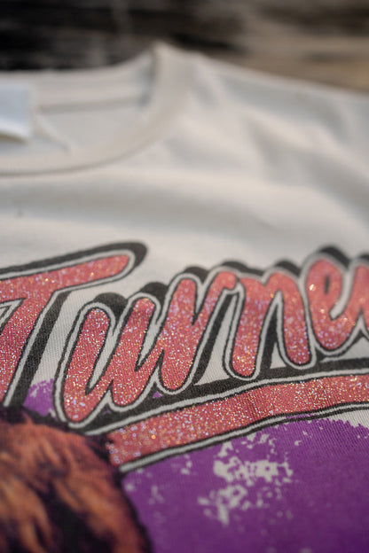 MadeWorn Tina Turner Mens Crew Tee - Tan