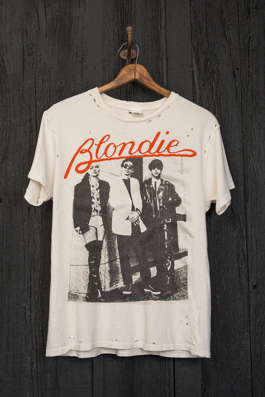 MadeWorn Blondie Crew Tee - Vintage White