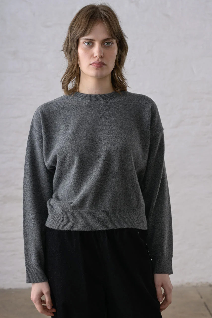 BIBICO - Ona Everyday Jumper in Grey Marle