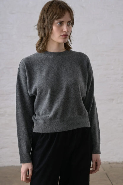 BIBICO - Ona Everyday Jumper in Grey Marle
