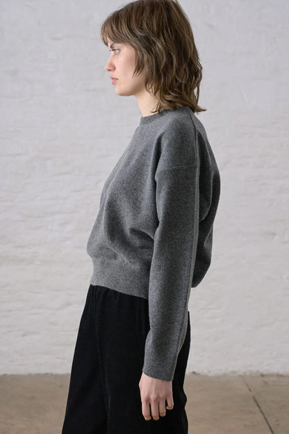 BIBICO - Ona Everyday Jumper in Grey Marle