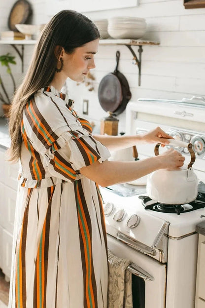 Sunshine Tienda - Vintage Stripe Charlotte Dress
