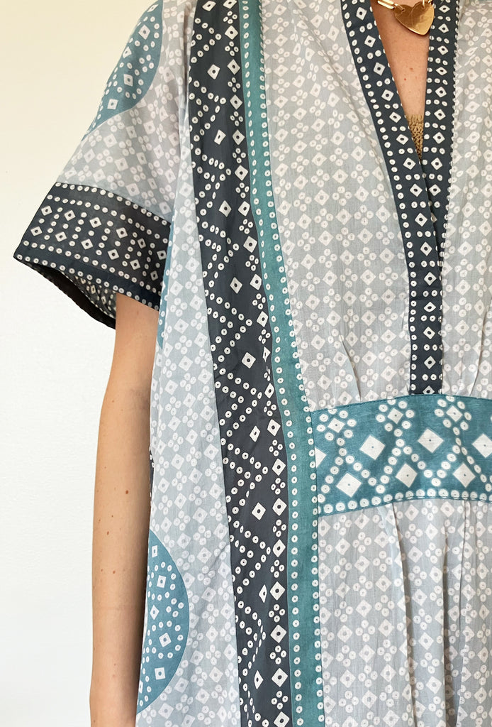 Emerson Fry Emerson Caftan- Cerulean Organic