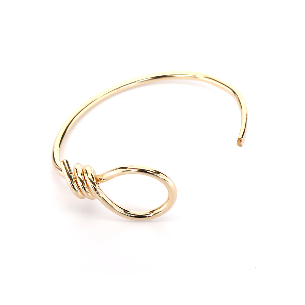 Gold Lasso Cuff Bracelet