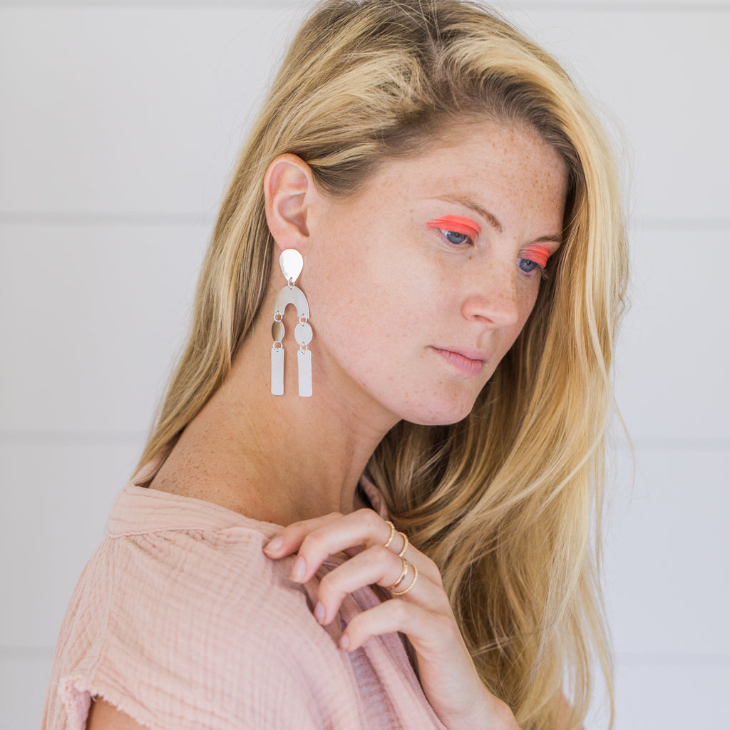 Silver Long Day Earrings