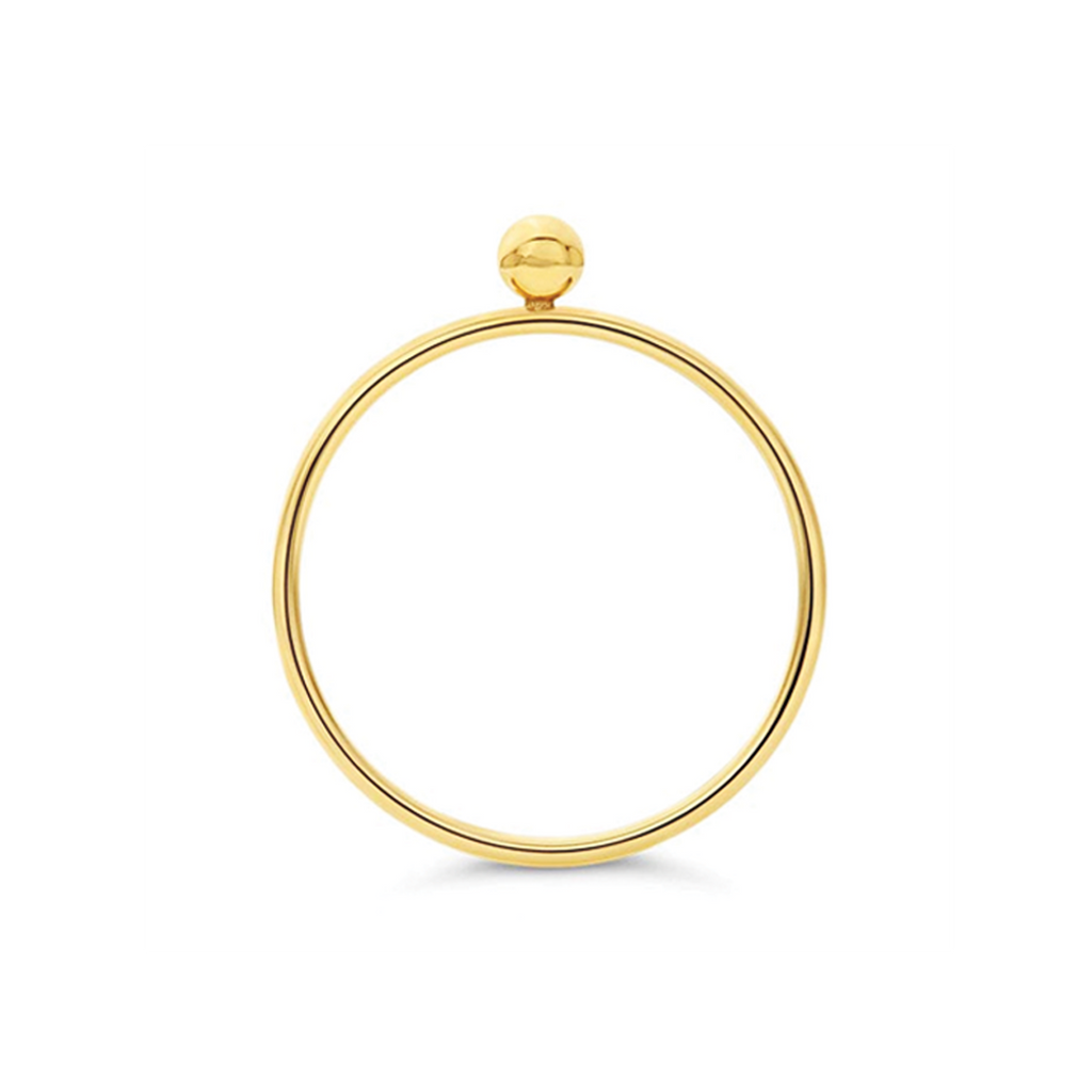 Gold Ball Stackable Ring