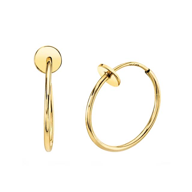 Carrie Hoffman Mini Disc Hoops