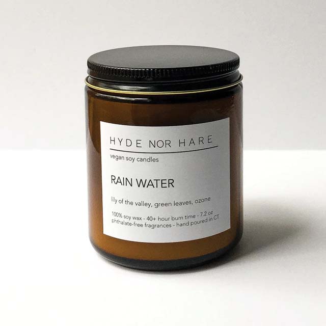 Hyde Nor Hare Rain Water Candle