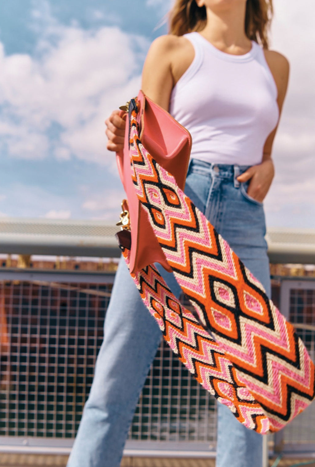 Salt Multicolored Long Strap