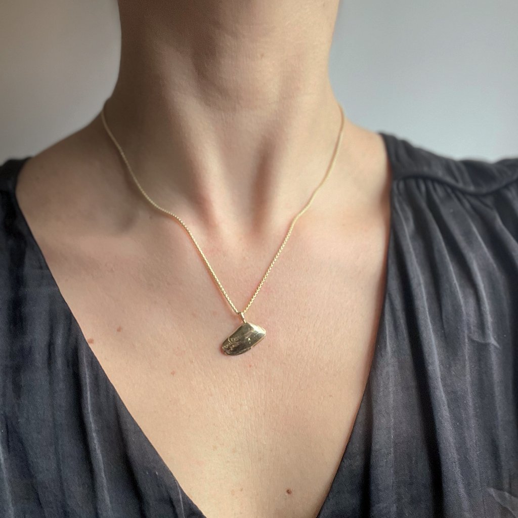 14K Charm- Angel Wing