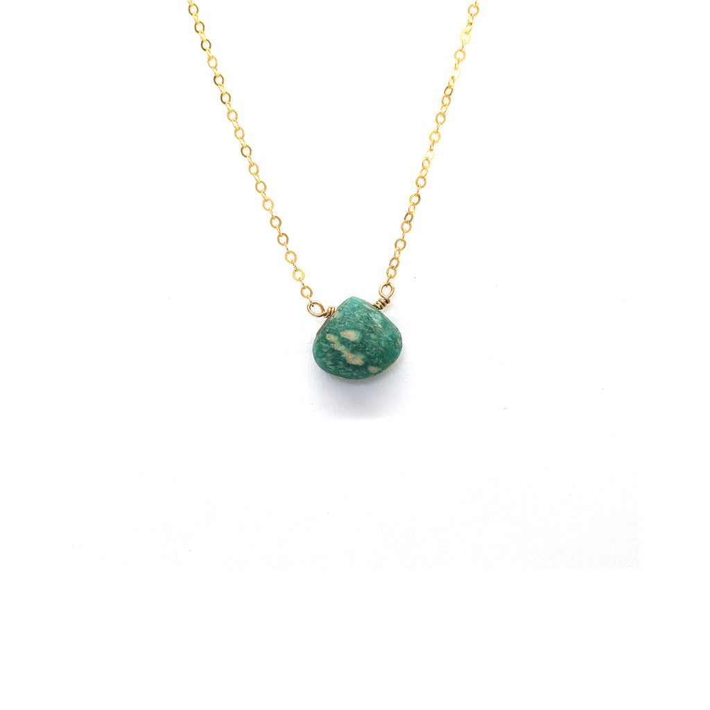 Green turquoise necklace