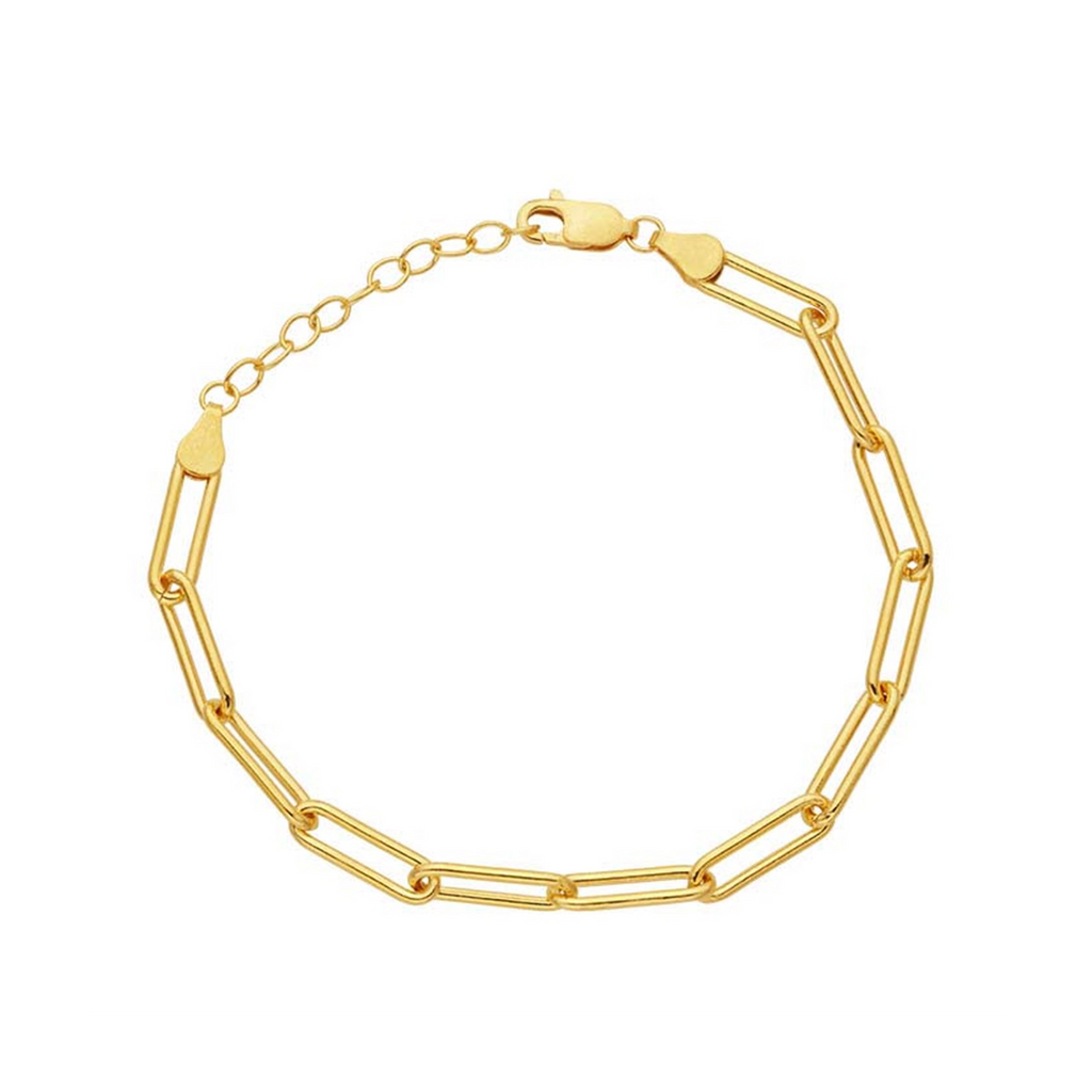 Thick Paperclip Bracelet