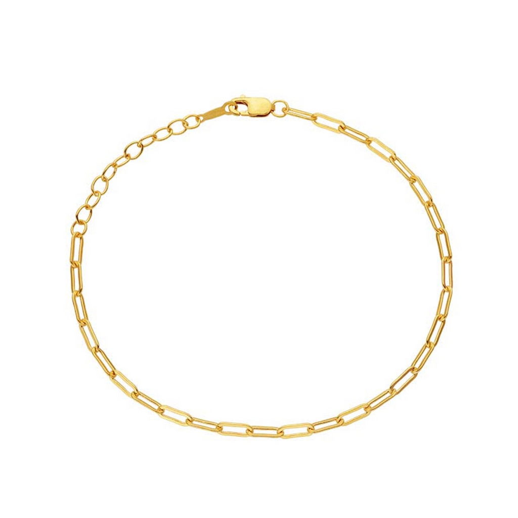 Thin Paperclip Bracelet