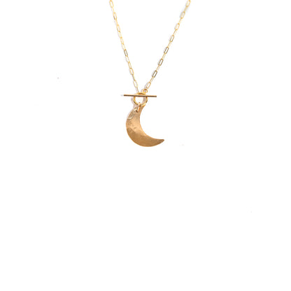 Toggle Crescent Necklace