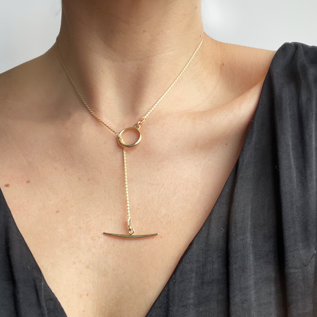 Carrie Hoffman Toggle Bow Necklace